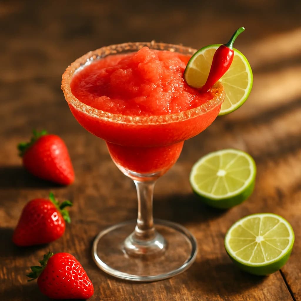 Frozen Margarita alla Fragola e Peperoncino