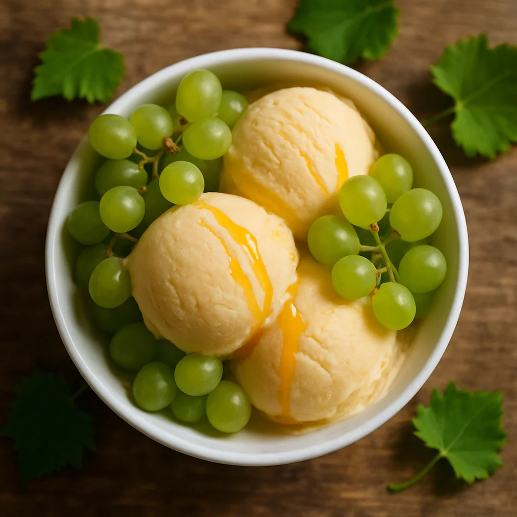 Frozen Yogurt all'Uva Moscato e Miele di Zagara