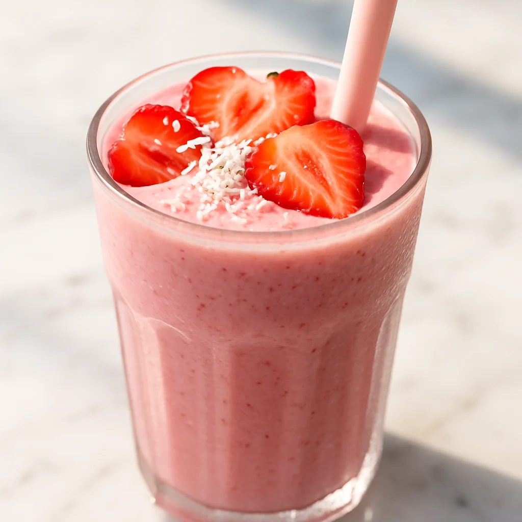 Milkshake Fragola e Cocco