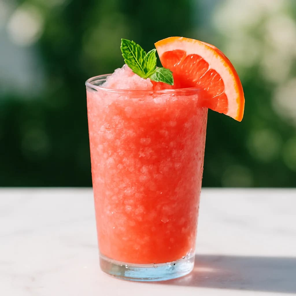 Slush al Pompelmo Rosa e Zenzero