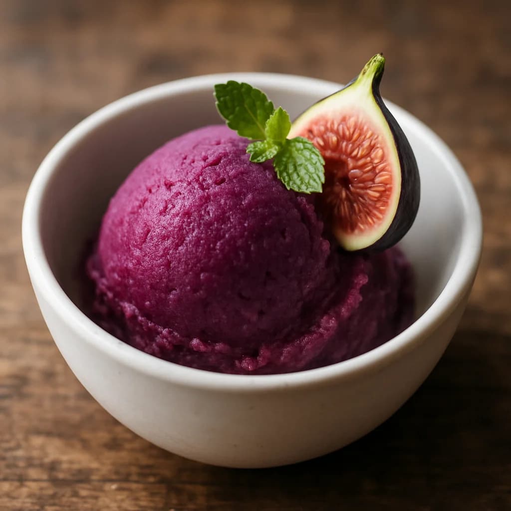 Sorbetto al Fico Nero e Limone